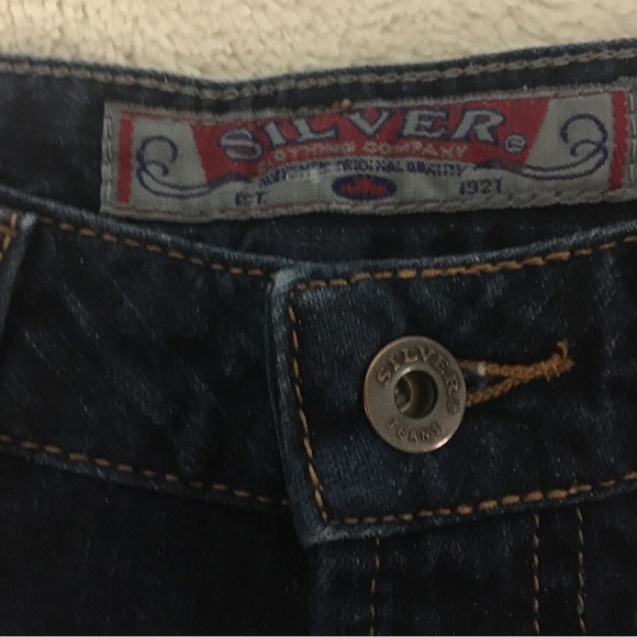 Silver Clothing Company Denim Black Wash Jean Shorts - Picture 3 of 5